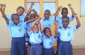 Group of children singing